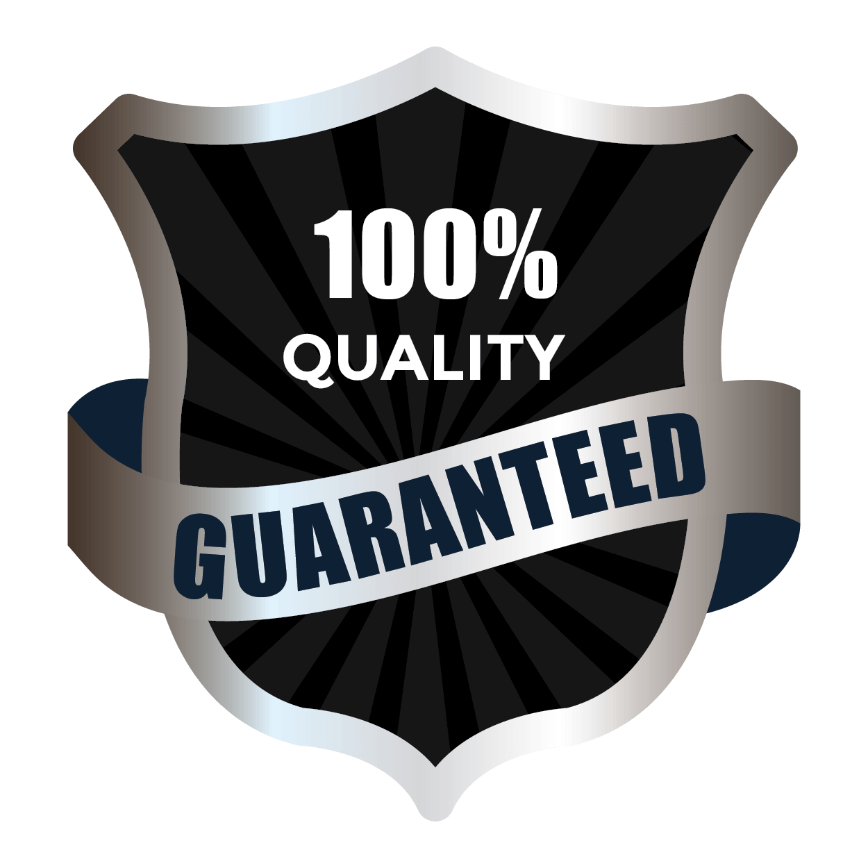 100% expertise quality badge