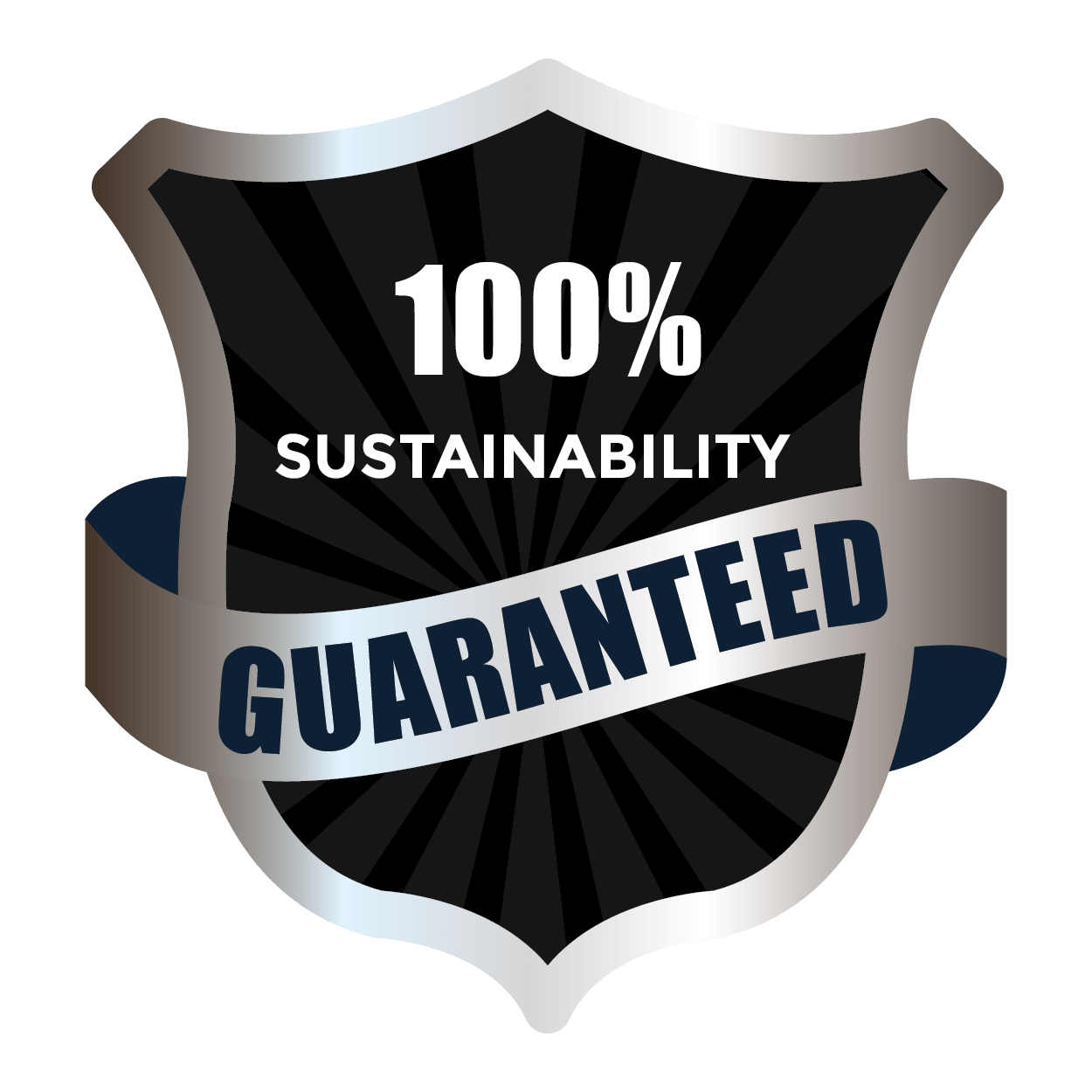 100% expertise sustainability badge